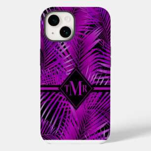 Monogram Purple Palm iPhone 14 Case