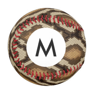 Monogram Python snake skin pattern 2 Baseball