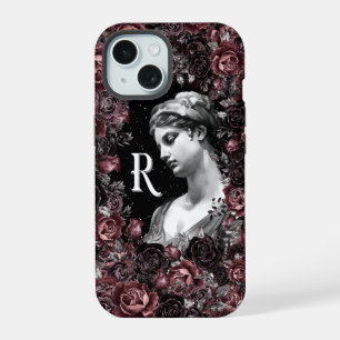 MONOGRAM R GREEK ROMAN CELESTIAL GODDESS ART iPhone 15 CASE