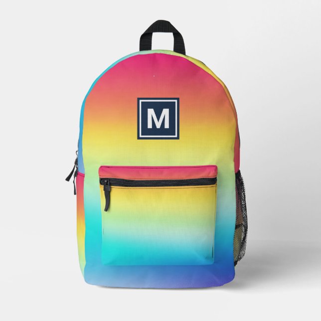 Monogram Rainbow Backpack (Front)