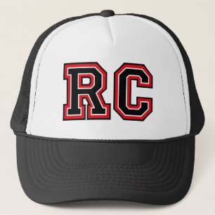 Monogram 'RC' initials Trucker Hat