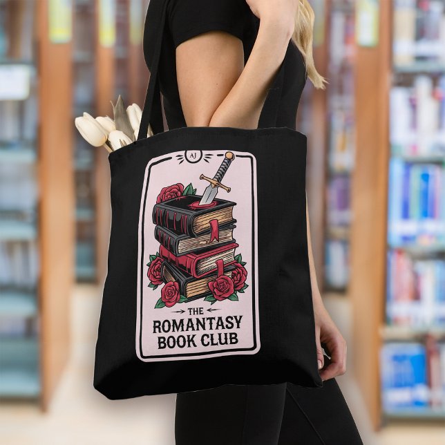 Monogram Romantasy Book Club Bookish Tote Bag (Creator Uploaded)
