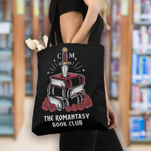 Monogram Romantasy Book Club Bookish Tote Bag
