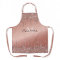Monogram Rose Gold Dripping Glitter Metallic Name