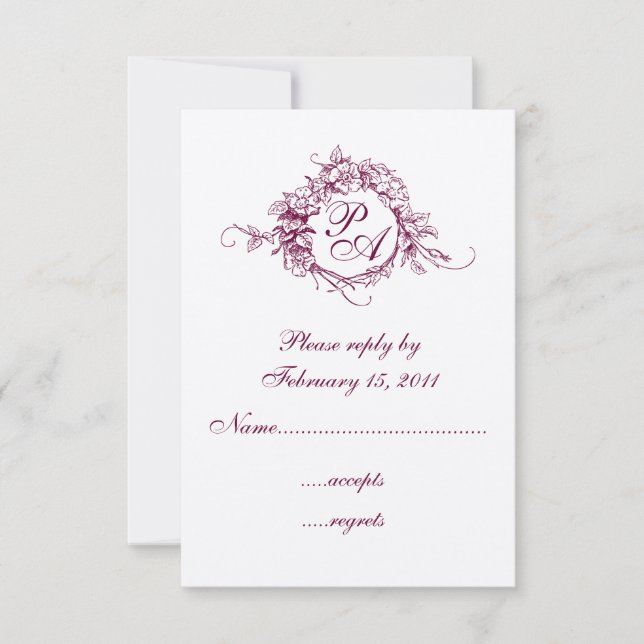 Monogram RSVP (Front)
