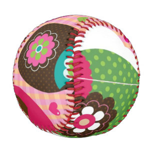 Monogram Russian doll illustration background Baseball