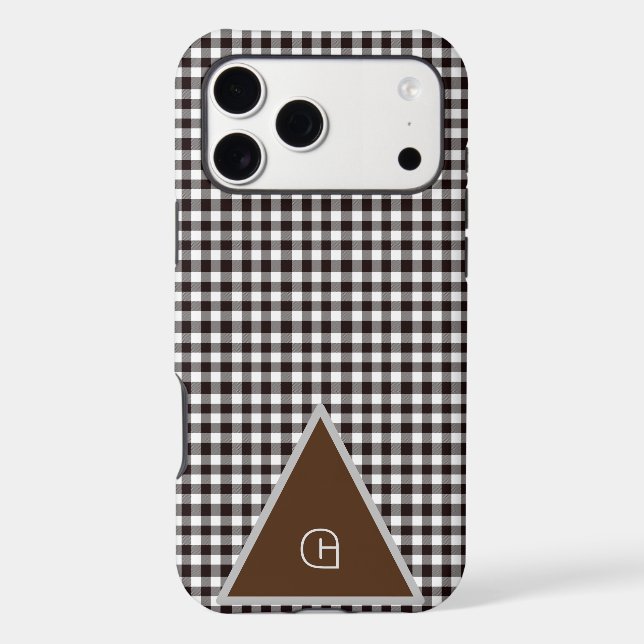   Monogram Rustic Chic Plaid (Back)