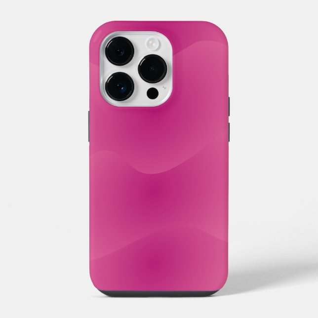 Monogram Rustic Pink Teal iPhone Case (Back)