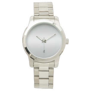 Monogram Rustic Teal Grey Customise Unisex Watch