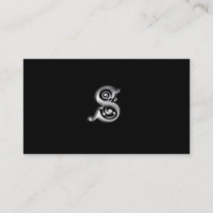 Monogram S business Cards