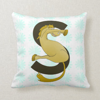 Monogram S Funny Pony Customised Cushion