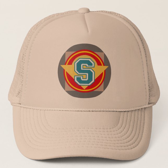Monogram "S" initial Trucker Hat (Front)
