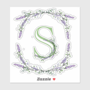 Monogram S Lavender Eucalyptus