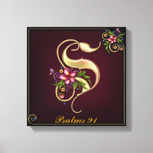 Monogram S Premium Wrapped Canvas (Gloss)