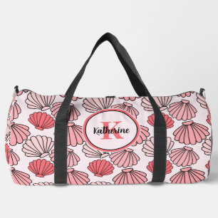 Monogram Seashell Beach Duffle Bag