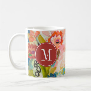 Monogram   Secret Garden Floral III Coffee Mug