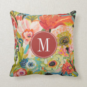Monogram   Secret Garden Floral III Cushion