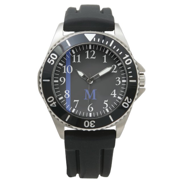 Monogram Series: The Thin Blue Line. Watch (Front)
