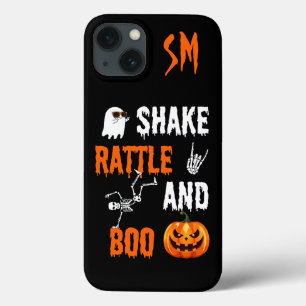 Monogram Shake,Rattle,Boo Fun Skeleton Halloween iPhone 13 Case