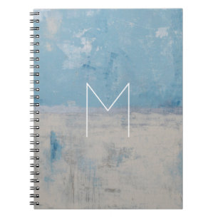 Monogram   Silver Aura Notebook