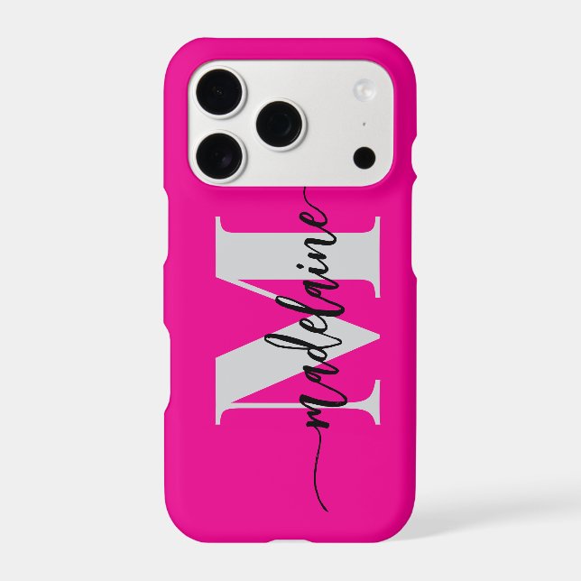 Monogram Silver Black Pink Personal (Back)