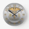 Monogram Silver Doctor Medical Clinic Clock