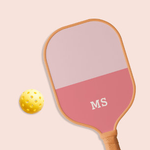 Monogram Simple Modern Minimal Pickleball Paddle