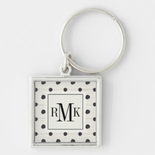 Monogram   Simple Signs Step Three Key Ring