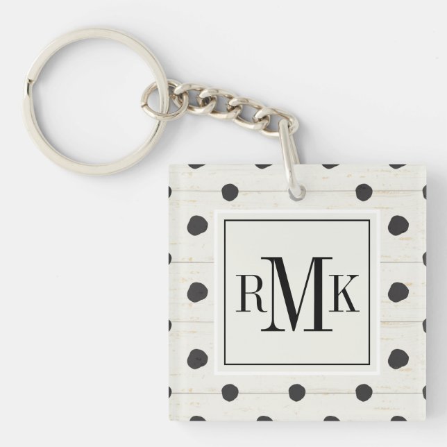 Monogram | Simple Signs Step Three Key Ring (Front)