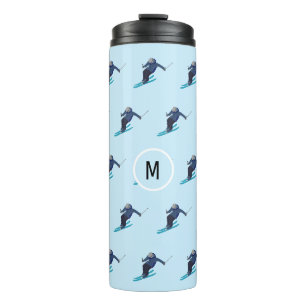 Monogram Skiing Thermal Tumbler