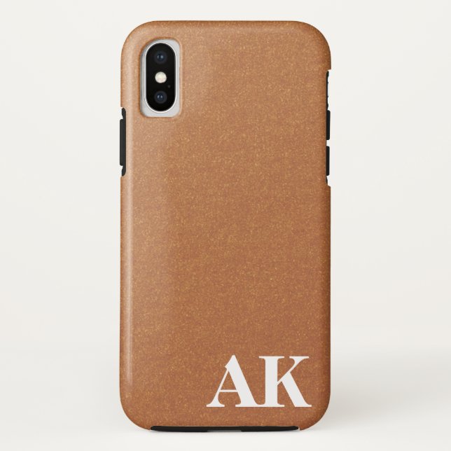 monogram sleek Case-Mate iPhone case (Back)