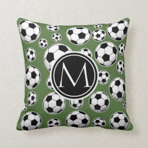 Monogram Soccer - Tree Top Cushion