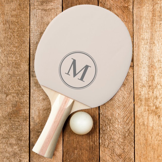 Monogram Solid Sandcastle Pink Colour Ping Pong Paddle (Creator Uploaded)