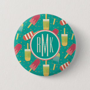 Monogram   Some Fun in the Sun Step 6 Cm Round Badge