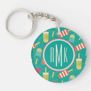 Monogram   Some Fun in the Sun Step Key Ring