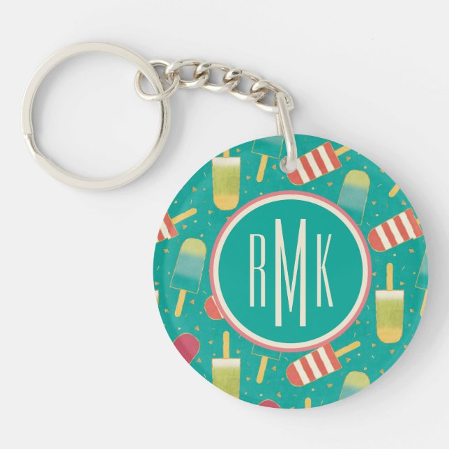 Monogram | Some Fun in the Sun Step Key Ring (Front)