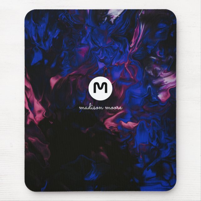 Monogram Space Colours Mouse Pad (Front)