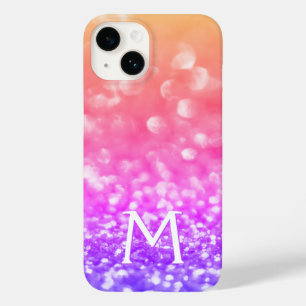 Monogram Sparkles Case-Mate iPhone 14 Case