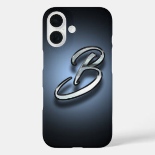 Monogram Spotlight Background iPhone 16 Case