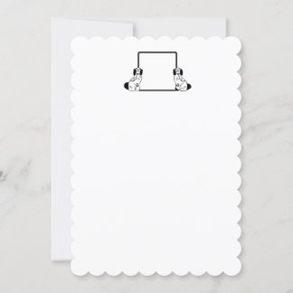 Monogram Staffordshire Dog Note Cards & Stationary