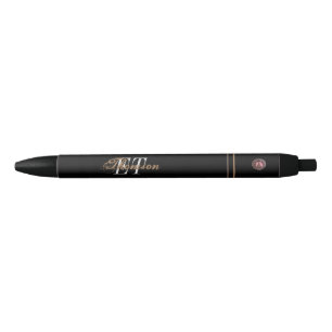 Monogram Star Digital artwork Black Ink Pen