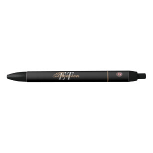Monogram Star Digital artwork Black Ink Pen