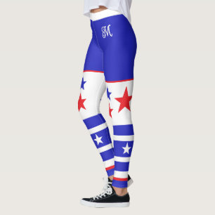 Monogram Stars and Stripes Leggings