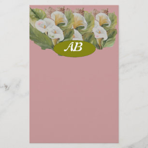 monogram stationary stationery