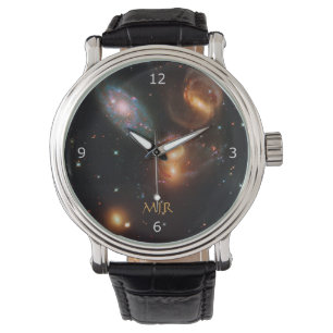 Monogram Stephans Quintet deep space star galaxies Watch
