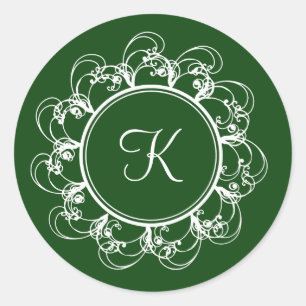 Monogram Sticker (green)