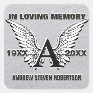 Monogram Sticker Silver