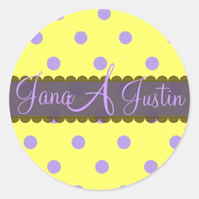 Monogram stickers box of chocolate (Front)