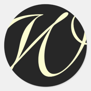 Monogram Stickers D6