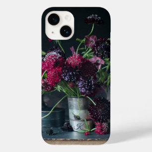 Monogram Still Life Flower with Book Case-Mate iPhone 14 Case